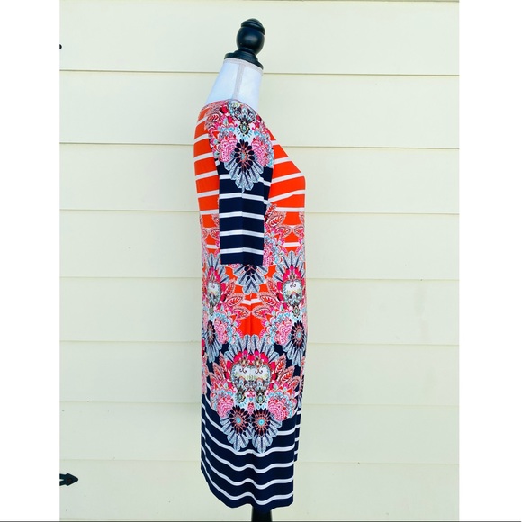 Eliza J Print Jersey Sheath Dress - Picture 8 of 11